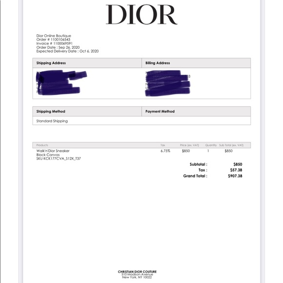 (sold)Walk'N'Dior Sneaker
Black Cotton Canvas 37 Size - Picture 11 of 12